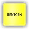 Cedule rentgen – plast (piktogram)