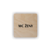 Cedule wc ženy | Piktogram (čtverec)