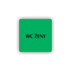 Cedule wc ženy | Piktogram (čtverec)