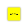 Cedule wc ženy | Piktogram (čtverec)