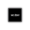 Cedule wc ženy | Piktogram (čtverec)