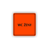 Cedule wc ženy | Piktogram (čtverec)