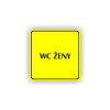 Cedule wc ženy | Piktogram (čtverec)