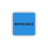 Cedule restaurace | Piktogram (čtverec)
