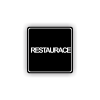 Cedule restaurace | Piktogram (čtverec)