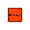 Cedule restaurace | Piktogram (čtverec)