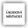 Cedule úklidová místnost – plast (piktogram)