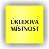Cedule úklidová místnost – plast (piktogram)