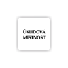 Cedule úklidová místnost | Piktogram (čtverec)