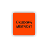 Cedule úklidová místnost | Piktogram (čtverec)