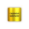 Cedule úklidová místnost | Piktogram (čtverec)