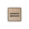 Cedule úklidová místnost | Piktogram (čtverec)