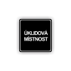 Cedule úklidová místnost | Piktogram (čtverec)