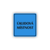 Cedule úklidová místnost | Piktogram (čtverec)