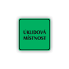 Cedule úklidová místnost | Piktogram (čtverec)