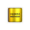Cedule úklidová místnost | Piktogram (čtverec)