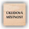 Cedule úklidová místnost – plast (piktogram)