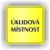 Cedule úklidová místnost – plast (piktogram)