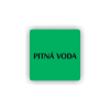 Cedule pitná voda | Piktogram (čtverec)
