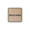 Cedule pitná voda | Piktogram (čtverec)