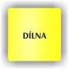 Cedule dílna – plast (piktogram)