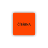 Cedule čítárna | Piktogram (čtverec)