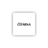 Cedule čítárna | Piktogram (čtverec)