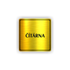 Cedule čítárna | Piktogram (čtverec)