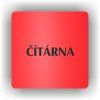 Cedule čítárna – plast (piktogram)