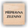 Cedule přípravna zeleniny – plast (piktogram)