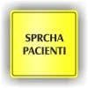 Cedule sprcha pacienti – plast (piktogram)