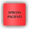 Cedule sprcha pacienti – plast (piktogram)