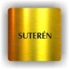 Cedule suterén – plast (piktogram)