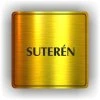 Cedule suterén – plast (piktogram)