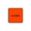 Cedule suterén | Piktogram (čtverec)