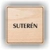 Cedule suterén – plast (piktogram)