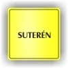 Cedule suterén – plast (piktogram)