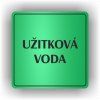 Cedule užitková voda – plast (piktogram)