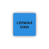 Cedule užitková voda | Piktogram (čtverec)