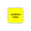 Cedule užitková voda | Piktogram (čtverec)