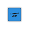 Cedule užitková voda | Piktogram (čtverec)