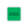 Cedule vstup pouze pro personál | Piktogram (čtverec)