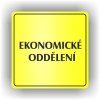 Cedule ekonomické oddělení – plast (piktogram)