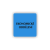Cedule ekonomické oddělení | Piktogram (čtverec)