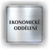 Cedule ekonomické oddělení – plast (piktogram)
