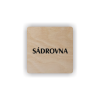 Cedule sádrovna | Piktogram (čtverec)