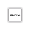Cedule sádrovna | Piktogram (čtverec)