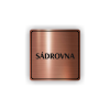 Cedule sádrovna | Piktogram (čtverec)