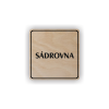 Cedule sádrovna | Piktogram (čtverec)