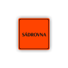 Cedule sádrovna | Piktogram (čtverec)